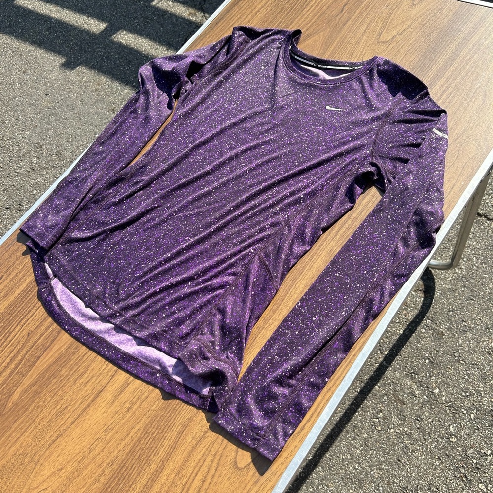 Nike dri fit long sleeve runners top